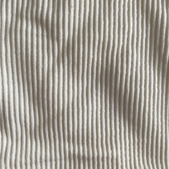 Garage Ribbed Halter Crop Top in Cream - Picture 7 of 7